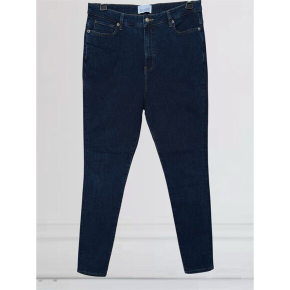 DU/ER Skinny Women’s Size 34 Super High-Waist Stretch Blue Jeans - Picture 2 of 16